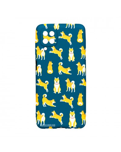 Husă Samsung Galaxy A12 LUXO TPU Shiba Pattern