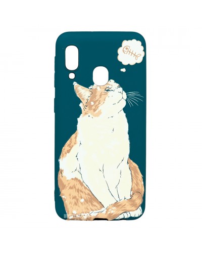Husă Samsung Galaxy A20e LUXO TPU Cat & Fish