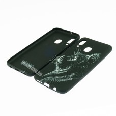 Husă Samsung Galaxy A20e LUXO TPU Black Cat