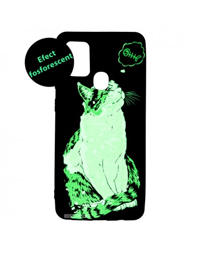 Husă Samsung Galaxy A21s LUXO TPU Cat & Fish Husă Samsung Galaxy A21s LUXO TPU Cat & Fish