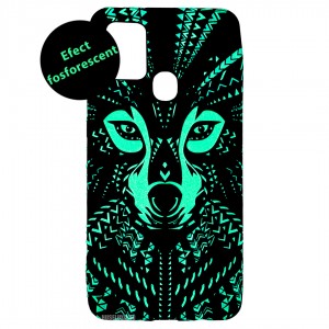 Husă Samsung Galaxy A21s LUXO TPU Tribal Wolf