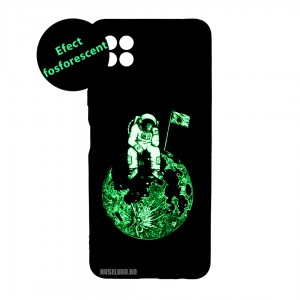 Husă Samsung Galaxy A22 5G LUXO TPU Astronaut on the Moon