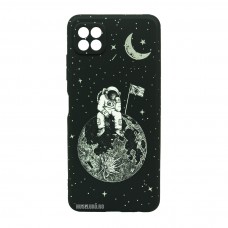 Husă Samsung Galaxy A22 5G LUXO TPU Astronaut on the Moon