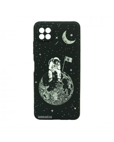 Husă Samsung Galaxy A22 5G LUXO TPU Astronaut on the Moon