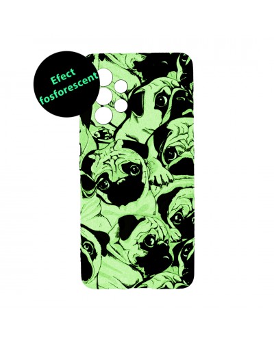 Husă Samsung Galaxy A53 5G LUXO TPU Pug Party Husă Samsung Galaxy A53 5G LUXO TPU Pug Party