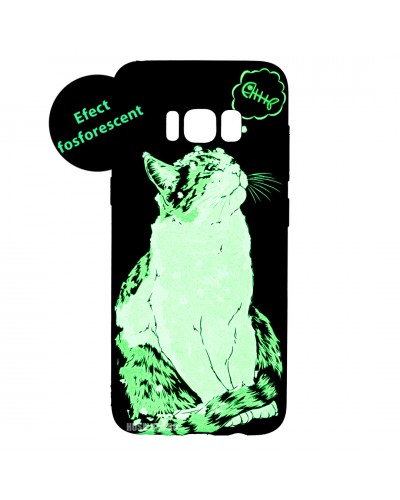 Husă Samsung Galaxy S8 LUXO TPU Cat & Fish Husă Samsung Galaxy S8 LUXO TPU Cat & Fish