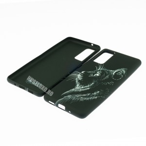 Husă Samsung Galaxy S20 FE LUXO TPU Black Cat