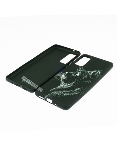 Husă Samsung Galaxy S20 FE LUXO TPU Black Cat