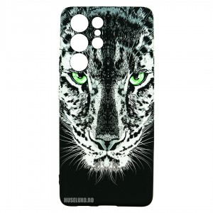 Husă Samsung Galaxy S21 Ultra LUXO TPU Black Leopard