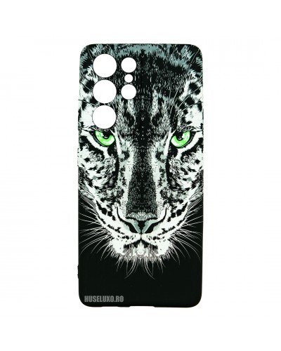 Husă Samsung Galaxy S21 Ultra LUXO TPU Black Leopard