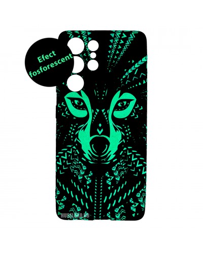 Husă Samsung Galaxy S21 Ultra LUXO TPU Tribal Wolf