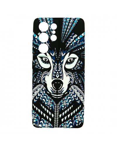Husă Samsung Galaxy S21 Ultra LUXO TPU Tribal Wolf