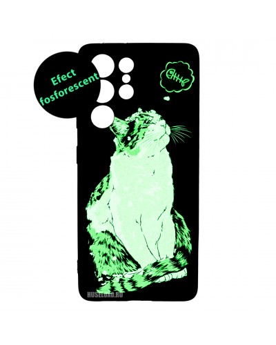 Husă Samsung Galaxy S21 Ultra LUXO TPU Cat & Fish Husă Samsung Galaxy S21 Ultra LUXO TPU Cat & Fish