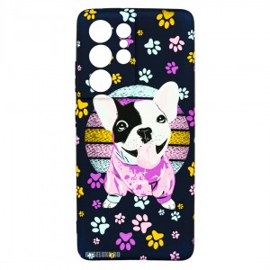 Husă Samsung Galaxy S21 Ultra LUXO TPU Happy Paws