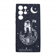 Husă Samsung Galaxy S22 Ultra LUXO TPU Astronaut on the Moon