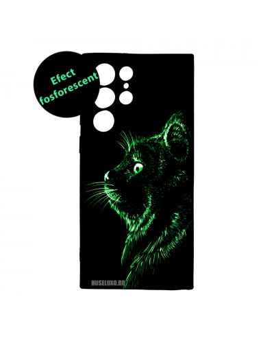 Husă Samsung Galaxy S22 Ultra LUXO TPU Black Cat
