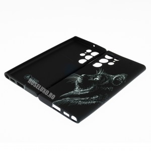 Husă Samsung Galaxy S22 Ultra LUXO TPU Black Cat
