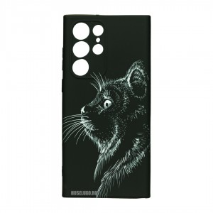 Husă Samsung Galaxy S22 Ultra LUXO TPU Black Cat