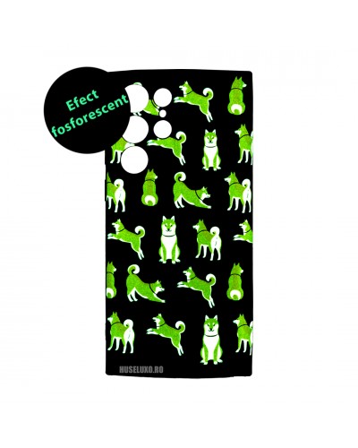 Husă Samsung Galaxy S22 Ultra LUXO TPU Shiba Pattern