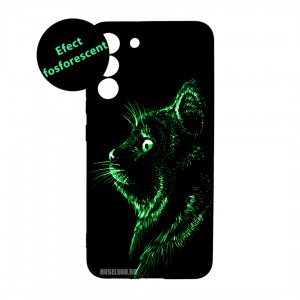 Husă Samsung Galaxy S22 LUXO TPU Black Cat