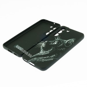 Husă Samsung Galaxy S22 LUXO TPU Black Cat