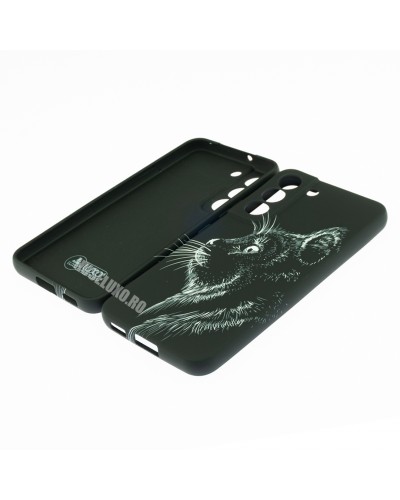 Husă Samsung Galaxy S22 LUXO TPU Black Cat
