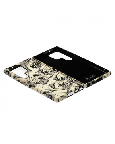 Husă Samsung Galaxy S23 Ultra LUXO TPU Pug Party Husă Samsung Galaxy S23 Ultra LUXO TPU Pug Party