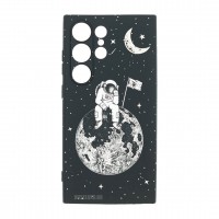 Husă Samsung Galaxy S24 Ultra LUXO TPU Astronaut on the Moon
