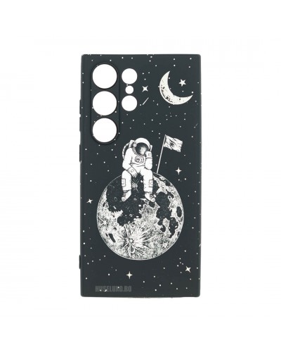 Husă Samsung Galaxy S24 Ultra LUXO TPU Astronaut on the Moon