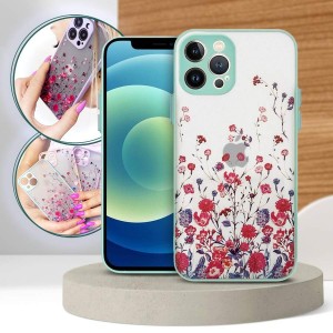 Husă Samsung Galaxy A13 5G / A04s Flower Design Case TPU Albastru
