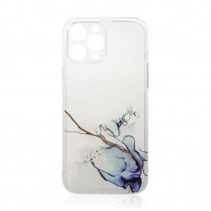 Husă Samsung Galaxy A13 5G / A04s Marble Clear Case TPU Design Blue