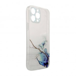 Husă Samsung Galaxy A13 5G / A04s Marble Clear Case TPU Design Blue
