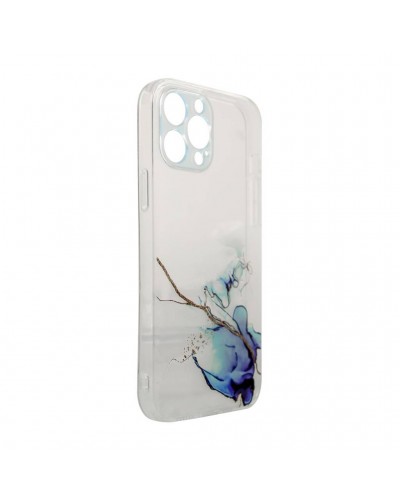 Husă Samsung Galaxy A13 5G / A04s Marble Clear Case TPU Design Blue