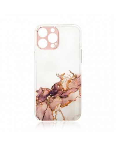 Husă Samsung Galaxy A13 5G / A04s Marble Clear Case TPU Design Brown