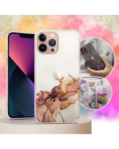 Husă Samsung Galaxy A13 5G / A04s Marble Clear Case TPU Design Brown Husă Samsung Galaxy A13 5G / A04s Marble Clear Case TPU Design Brown