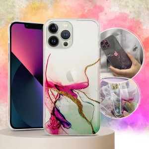 Husă Samsung Galaxy A13 5G / A04s Marble Clear Case TPU Design Mint Green