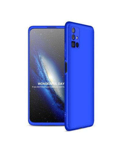 Husă 360 Samsung Galaxy M51 GKK Full Protection Albastru