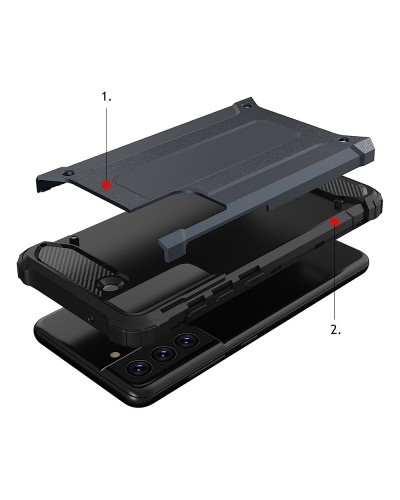 Husă Antișoc Samsung Galaxy S21 FE Forcell ARMOR Albastru