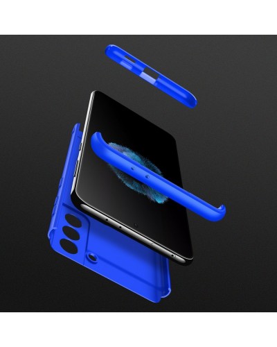 Husă 360 Samsung Galaxy S21 Plus GKK Full Protection Albastru