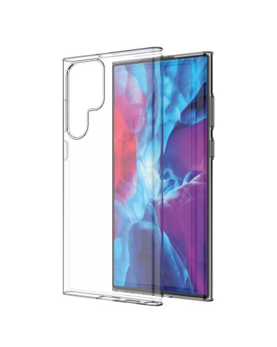Husă Samsung Galaxy S22 Ultra 0.5mm Ultra Clear TPU Design Transparent