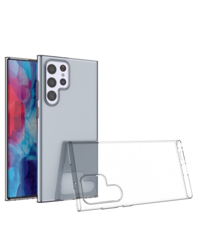 Husă Samsung Galaxy S22 Ultra 0.5mm Ultra Clear TPU Design Transparent