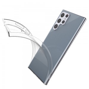 Husă Samsung Galaxy S22 Ultra 0.5mm Ultra Clear TPU Design Transparent