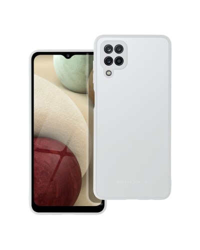 Husă Samsung Galaxy A12 ROAR Matte Glass Argintiu