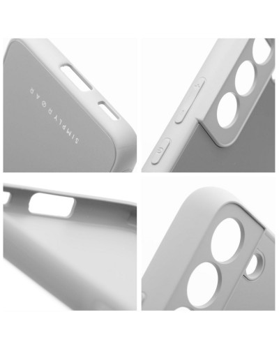 Husă Samsung Galaxy A12 ROAR Matte Glass Argintiu