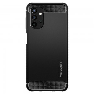 Husa Antisoc Samsung Galaxy A13 4G SPIGEN Rugged Armor - Negru