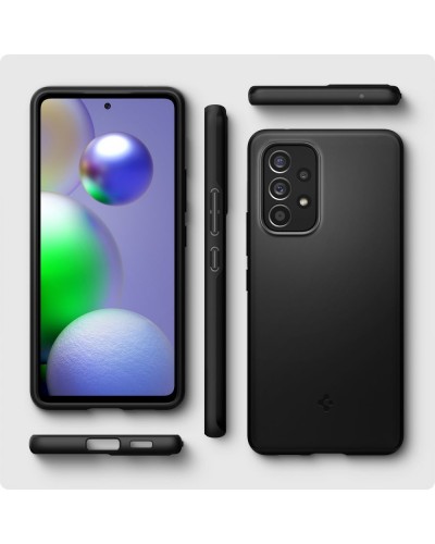 Husa Antishock Samsung Galaxy A53 5G SPIGEN Thin Fit - Negru Husa Antishock Samsung Galaxy A53 5G SPIGEN Thin Fit - Negru