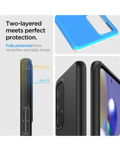 Husa Antishock Samsung Galaxy A53 5G SPIGEN Thin Fit - Negru Husa Antishock Samsung Galaxy A53 5G SPIGEN Thin Fit - Negru