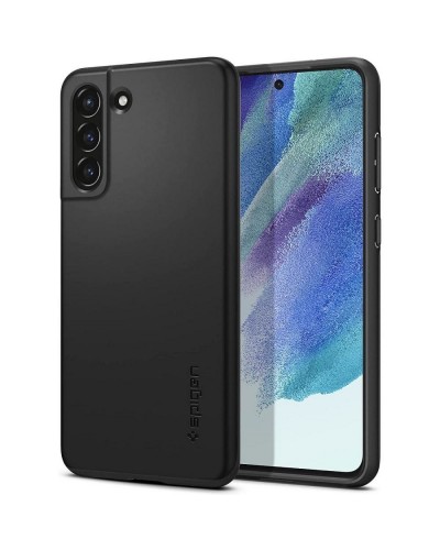 Husa Antishock Samsung Galaxy S21 FE SPIGEN Thin Fit - Negru