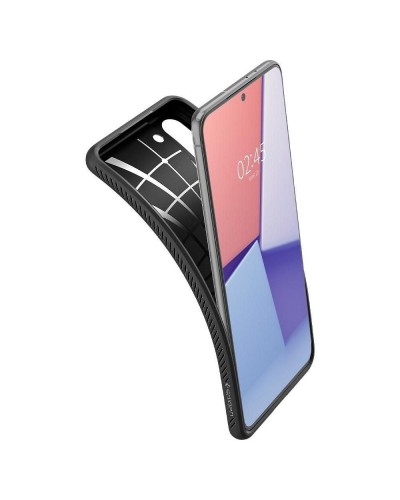 Husa Antishock Samsung Galaxy S21 SPIGEN Liquid Air - Negru