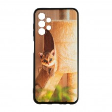 Husă Samsung Galaxy A13 4G TPU Design Orange Cat